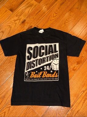 Social Distortion 24/7 Bail Bonds T-shirt Men’s Size Small